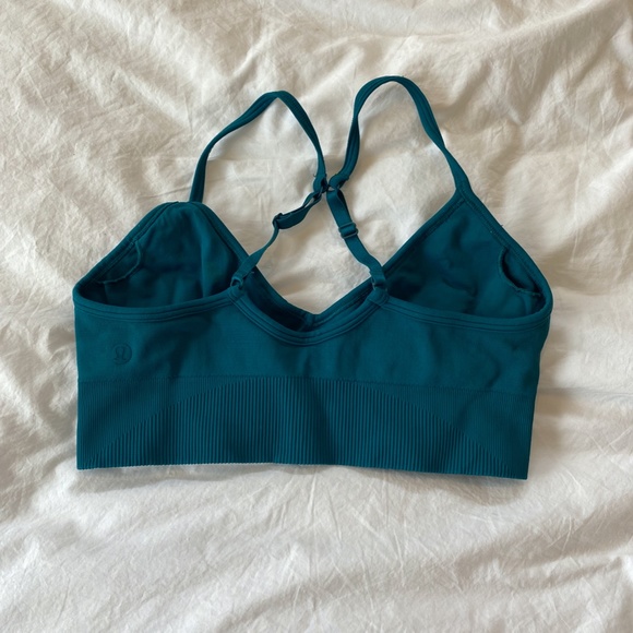 LULULEMON teal sports bra - Convertible - Picture 2 of 5